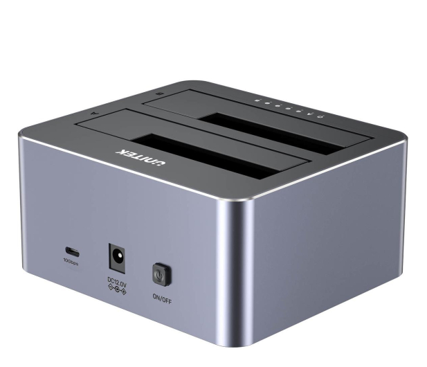 Unitek Stacja klonująca dyski 2 x SATA 2,5"/3,5" USB-C 10Gbps - 385720 - zdjęcie 2